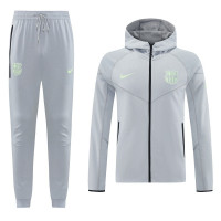 Барселона спортивный костюм с капюшоном серый 2025/26