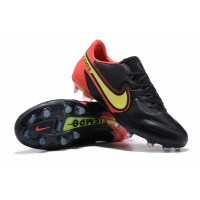 Бутсы Nike Tiempo Legend 9 Elite черно-оранжевые