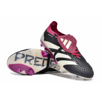 Бутсы adidas PREDATOR ACCURACY+ чёрные с бежевым и бордовым